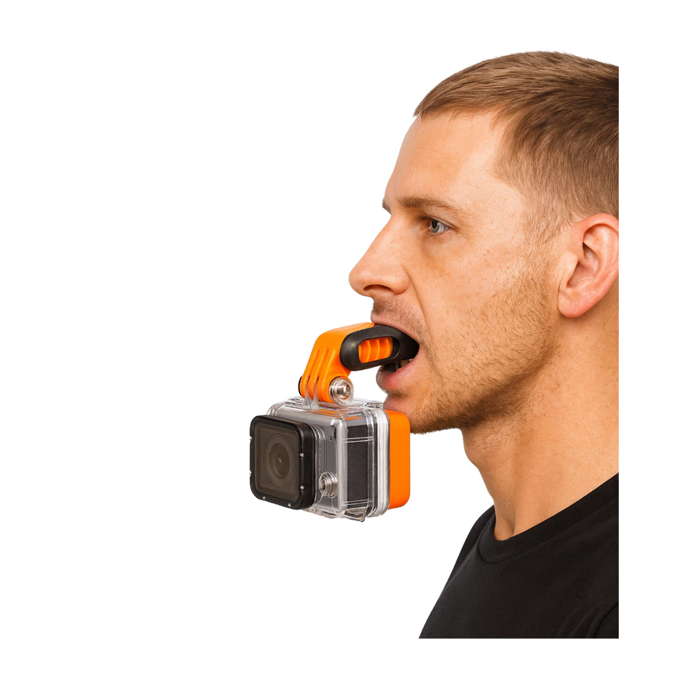 Suporte para Boca + Strep de Segurança Telesin