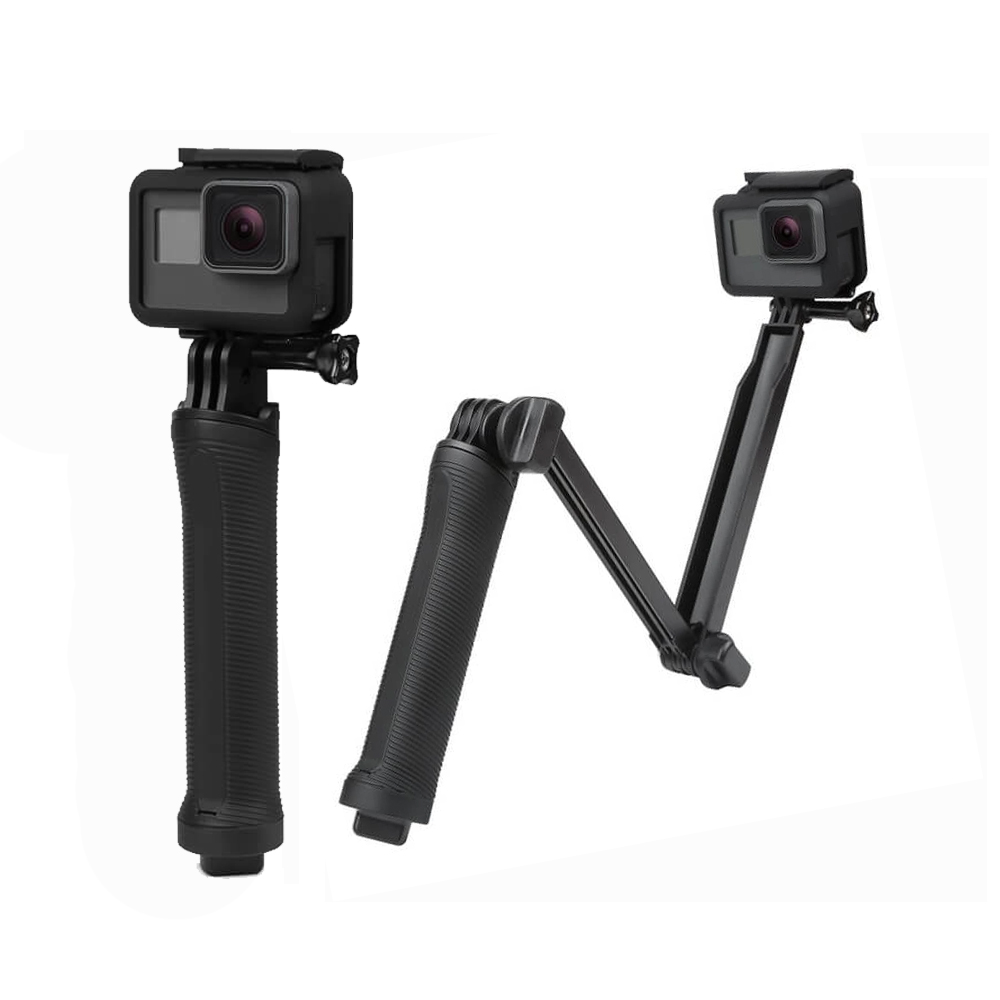 Bastão 3-Way – Bastão de Mão, Selfie e Tripé